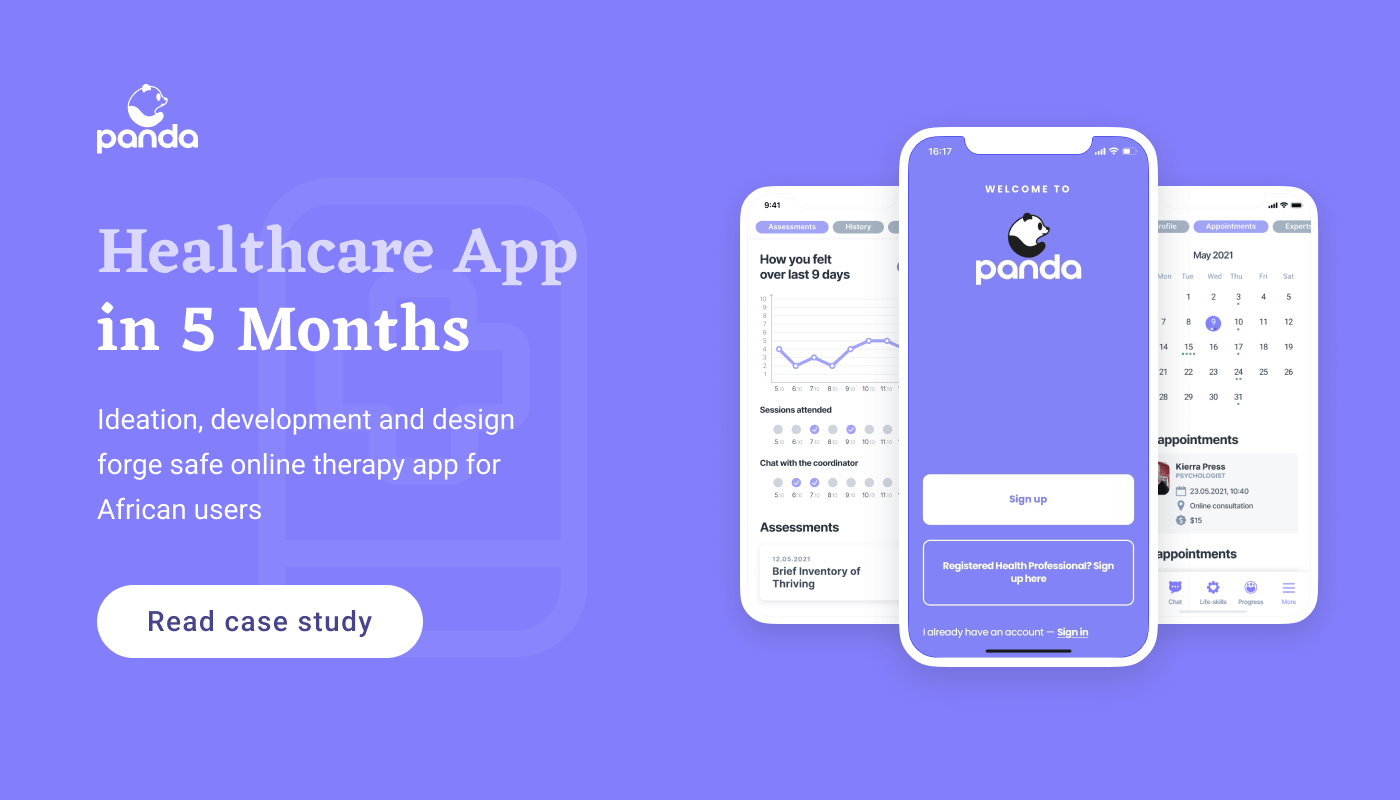 Panda case study banner business CTA